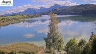 Archiv Foto Webcam Füssen: Blick auf den Weißensee vom Hotel Seespitz 11:00