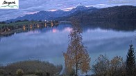 Archiv Foto Webcam Füssen: Blick auf den Weißensee vom Hotel Seespitz 05:00