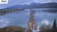 Archiv Foto Webcam Füssen: Blick auf den Weißensee vom Hotel Seespitz 05:00