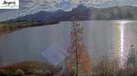 Archiv Foto Webcam Füssen: Blick auf den Weißensee vom Hotel Seespitz 07:00