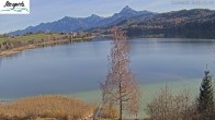 Archived image Webcam Weissensee near Füssen 11:00