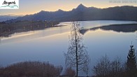Archiv Foto Webcam Füssen: Blick auf den Weißensee vom Hotel Seespitz 06:00