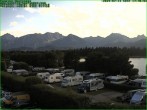 Archiv Foto Webcam Campingplatz am Hopfensee 17:00