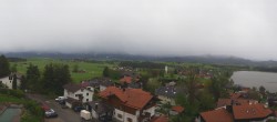 Archived image Webcam Hopfensee - View to Neuschwanstein Castle 17:00
