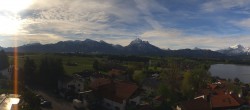 Archived image Webcam Hopfensee - View to Neuschwanstein Castle 07:00