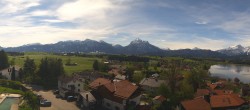 Archived image Webcam Hopfensee - View to Neuschwanstein Castle 09:00