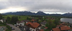 Archived image Webcam Hopfensee - View to Neuschwanstein Castle 06:00