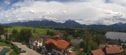 Archived image Webcam Hopfensee - View to Neuschwanstein Castle 13:00