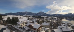 Archiv Foto Webcam Hopfensee - Blick Richtung Schloss Neuschwanstein 13:00