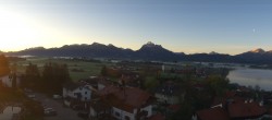 Archived image Webcam Hopfensee - View to Neuschwanstein Castle 05:00