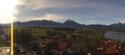 Archived image Webcam Hopfensee - View to Neuschwanstein Castle 07:00