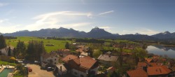 Archived image Webcam Hopfensee - View to Neuschwanstein Castle 09:00
