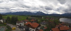 Archiv Foto Webcam Hopfensee - Blick Richtung Schloss Neuschwanstein 13:00