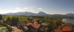 Archiv Foto Webcam Hopfensee - Blick Richtung Schloss Neuschwanstein 09:00