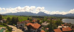 Archiv Foto Webcam Hopfensee - Blick Richtung Schloss Neuschwanstein 11:00