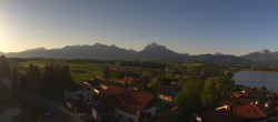 Archived image Webcam Hopfensee - View to Neuschwanstein Castle 06:00