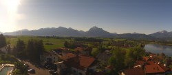 Archiv Foto Webcam Hopfensee - Blick Richtung Schloss Neuschwanstein 07:00