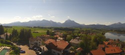 Archiv Foto Webcam Hopfensee - Blick Richtung Schloss Neuschwanstein 09:00