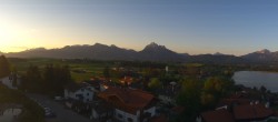 Archiv Foto Webcam Hopfensee - Blick Richtung Schloss Neuschwanstein 05:00