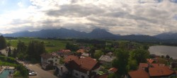 Archiv Foto Webcam Hopfensee - Blick Richtung Schloss Neuschwanstein 09:00