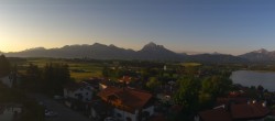 Archiv Foto Webcam Hopfensee - Blick Richtung Schloss Neuschwanstein 05:00