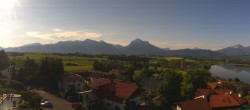Archiv Foto Webcam Hopfensee - Blick Richtung Schloss Neuschwanstein 07:00