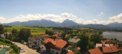 Archived image Webcam Hopfensee - View to Neuschwanstein Castle 11:00