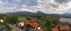 Archived image Webcam Hopfensee - View to Neuschwanstein Castle 15:00