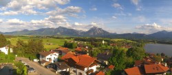 Archived image Webcam Hopfensee - View to Neuschwanstein Castle 17:00