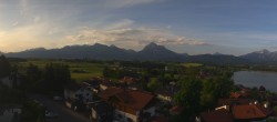 Archiv Foto Webcam Hopfensee - Blick Richtung Schloss Neuschwanstein 06:00