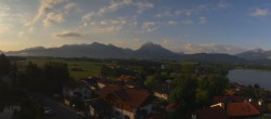Archiv Foto Webcam Hopfensee - Blick Richtung Schloss Neuschwanstein 06:00