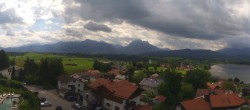 Archiv Foto Webcam Hopfensee - Blick Richtung Schloss Neuschwanstein 09:00