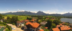 Archiv Foto Webcam Hopfensee - Blick Richtung Schloss Neuschwanstein 13:00