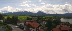 Archiv Foto Webcam Hopfensee - Blick Richtung Schloss Neuschwanstein 11:00
