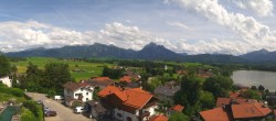 Archiv Foto Webcam Hopfensee - Blick Richtung Schloss Neuschwanstein 15:00