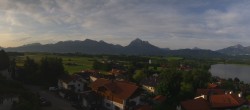 Archiv Foto Webcam Hopfensee - Blick Richtung Schloss Neuschwanstein 05:00