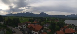 Archiv Foto Webcam Hopfensee - Blick Richtung Schloss Neuschwanstein 07:00