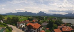 Archiv Foto Webcam Hopfensee - Blick Richtung Schloss Neuschwanstein 13:00