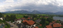 Archiv Foto Webcam Hopfensee - Blick Richtung Schloss Neuschwanstein 15:00