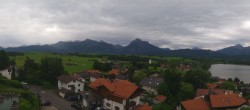 Archiv Foto Webcam Hopfensee - Blick Richtung Schloss Neuschwanstein 09:00