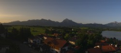 Archiv Foto Webcam Hopfensee - Blick Richtung Schloss Neuschwanstein 05:00