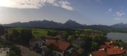 Archiv Foto Webcam Hopfensee - Blick Richtung Schloss Neuschwanstein 07:00