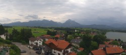 Archiv Foto Webcam Hopfensee - Blick Richtung Schloss Neuschwanstein 13:00