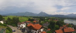 Archiv Foto Webcam Hopfensee - Blick Richtung Schloss Neuschwanstein 15:00