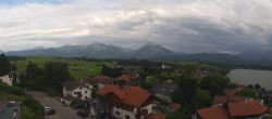 Archiv Foto Webcam Hopfensee - Blick Richtung Schloss Neuschwanstein 17:00