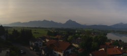 Archiv Foto Webcam Hopfensee - Blick Richtung Schloss Neuschwanstein 01:00