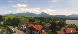 Archiv Foto Webcam Hopfensee - Blick Richtung Schloss Neuschwanstein 08:00