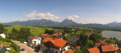 Archiv Foto Webcam Hopfensee - Blick Richtung Schloss Neuschwanstein 10:00