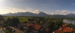 Archiv Foto Webcam Hopfensee - Blick Richtung Schloss Neuschwanstein 07:00
