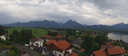 Archiv Foto Webcam Hopfensee - Blick Richtung Schloss Neuschwanstein 15:00